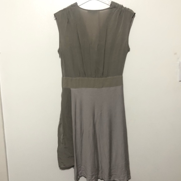 AllSaints Zuri Dress Silk Taupe sleeveless - Picture 7 of 12